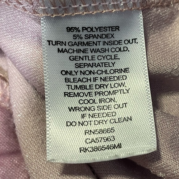 EUC Free Press pink crushed velvet top - Picture 4 of 4